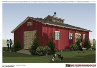 CS100 - Combo Chicken Coop + Garden Shed Plans Construction_008